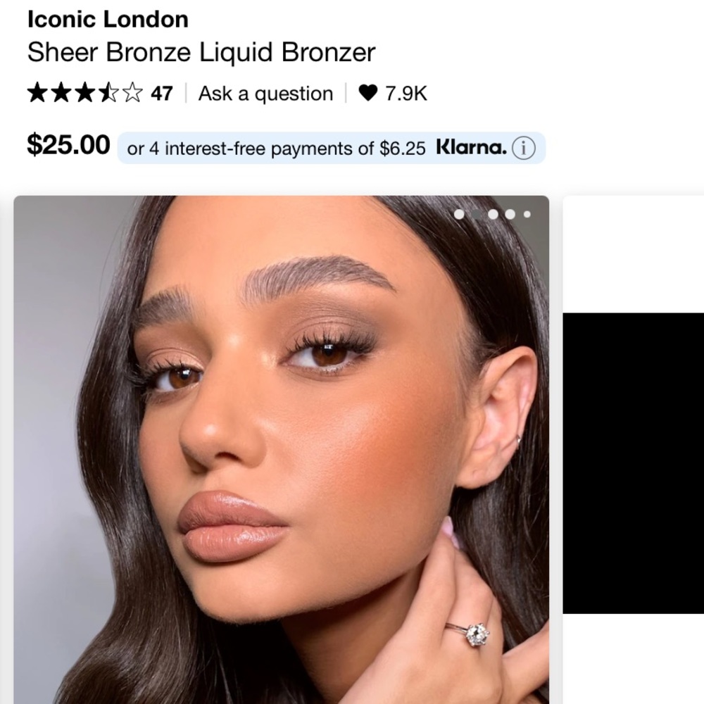 iconic london sheer bronze liquid bronzer